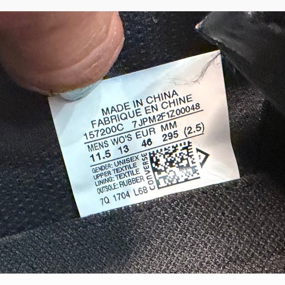 Converse Chuck Taylor All Star Ultra Mid Mens 11.5 Black White 157200C Good - Picture 5 of 6